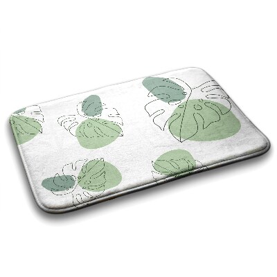 Tapis de bain Feuilles de monstera