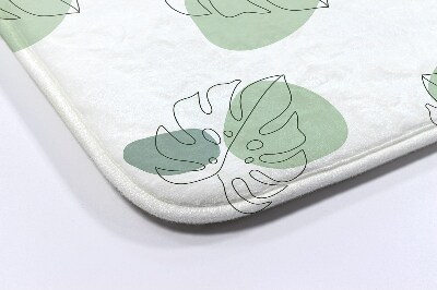 Tapis de bain Feuilles de monstera