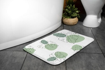 Tapis de bain Feuilles de monstera