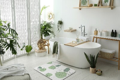 Tapis de bain Feuilles de monstera