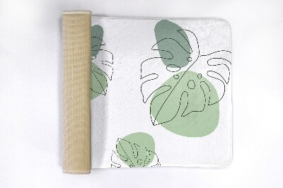 Tapis de bain Feuilles de monstera