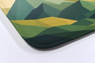 Tapis de salle de bain Montagnes géométriques