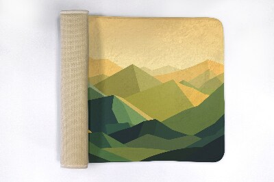 Tapis de salle de bain Montagnes géométriques