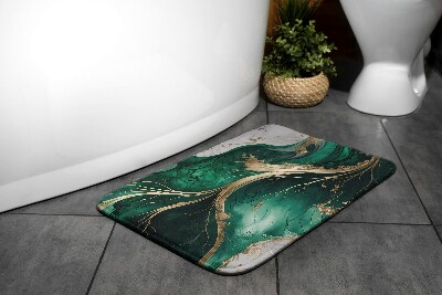Tapis bain Marbre vert
