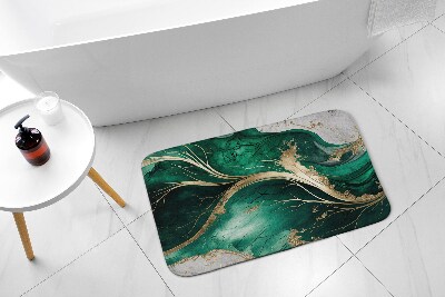 Tapis bain Marbre vert
