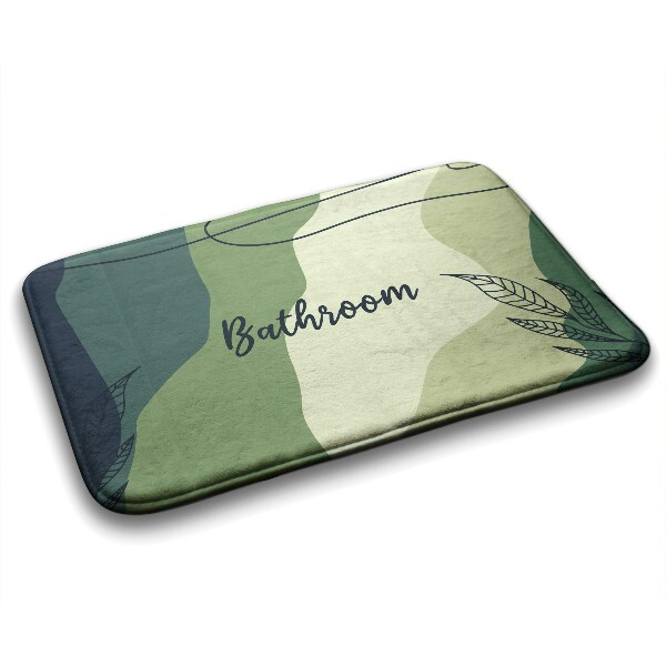 Tapis salle de bain Verts pastel