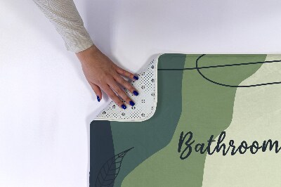 Tapis salle de bain Verts pastel