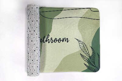 Tapis salle de bain Verts pastel