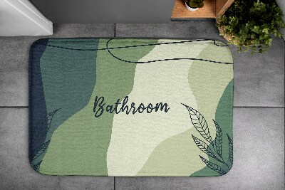 Tapis salle de bain Verts pastel