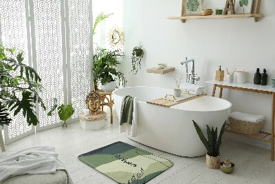 Tapis salle de bain Verts pastel