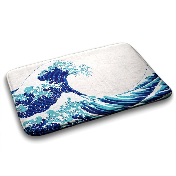 Tapis bain Vague océan mer