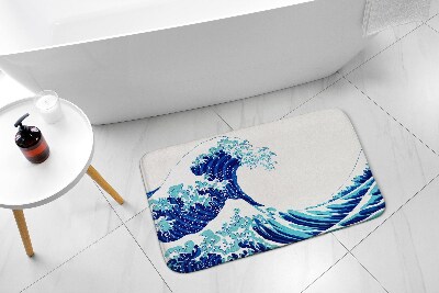 Tapis bain Vague océan mer