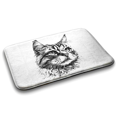 Tapis salle de bain Animaux félins