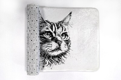 Tapis salle de bain Animaux félins