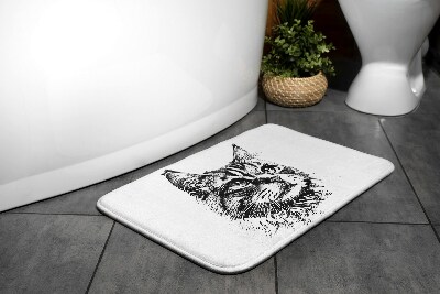 Tapis salle de bain Animaux félins