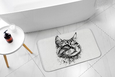 Tapis salle de bain Animaux félins