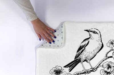 Tapis de salle de bain Oiseau sur un arbre