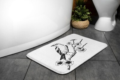 Tapis de salle de bain Oiseau sur un arbre