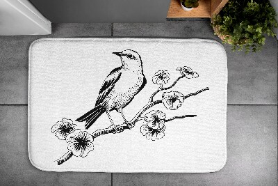 Tapis de salle de bain Oiseau sur un arbre