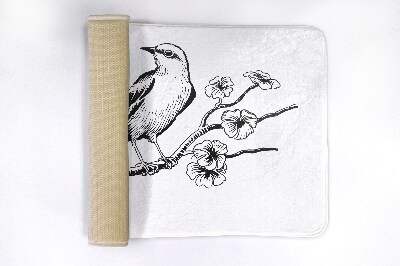 Tapis de salle de bain Oiseau sur un arbre