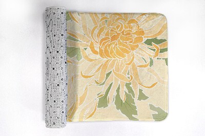 Tapis bain Fleurs de chrysanthème