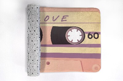 Tapis de bain Cassette rétro