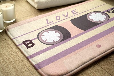 Tapis de bain Cassette rétro