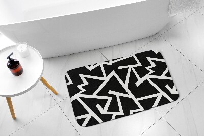 Tapis bain Lignes géométriques