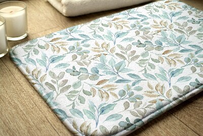 Tapis de salle de bain Feuilles nature