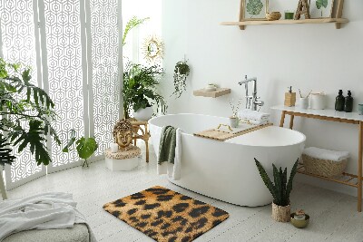 Tapis bain Panthère