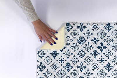 Tapis de bain Abstraction des fleurs