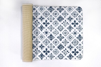 Tapis de bain Abstraction des fleurs