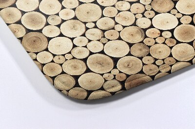 Tapis bain Bûches de bois