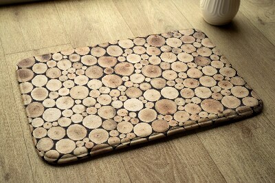 Tapis bain Bûches de bois