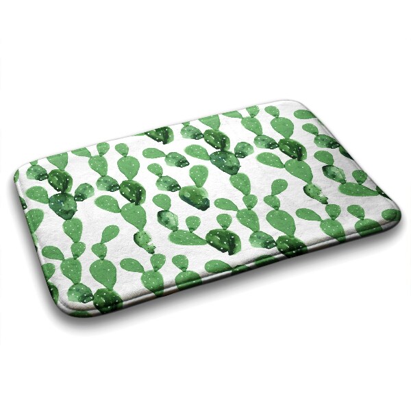 Tapis salle de bain Motif de cactus