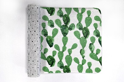 Tapis salle de bain Motif de cactus