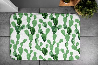 Tapis salle de bain Motif de cactus