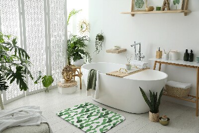 Tapis salle de bain Motif de cactus