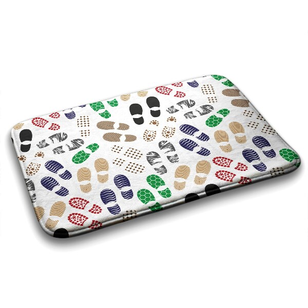 Tapis bain Empreintes de chaussures