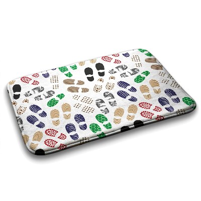 Tapis bain Empreintes de chaussures