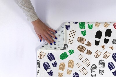 Tapis bain Empreintes de chaussures