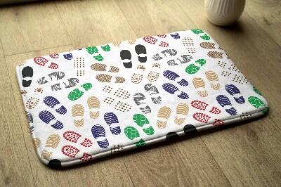 Tapis bain Empreintes de chaussures