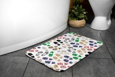 Tapis bain Empreintes de chaussures