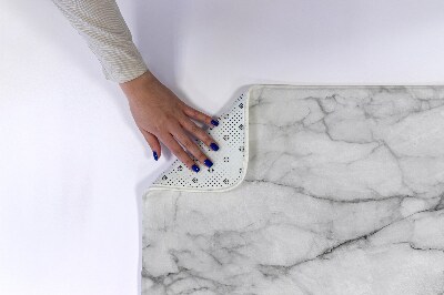 Tapis salle de bain Marbre gris
