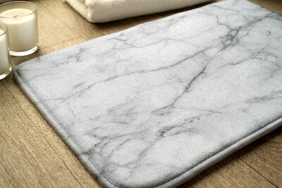 Tapis salle de bain Marbre gris