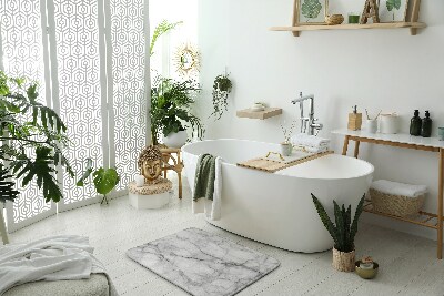 Tapis salle de bain Marbre gris