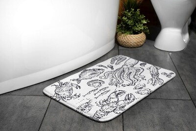 Tapis de bain Animaux marins