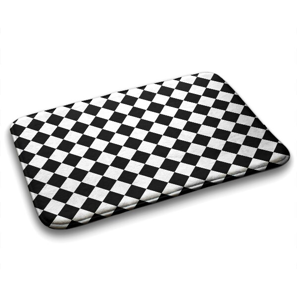 Tapis de salle de bain Motif de carrés