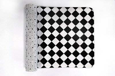 Tapis de salle de bain Motif de carrés
