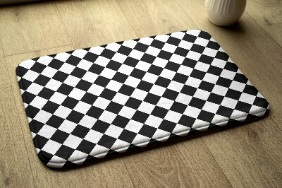 Tapis de salle de bain Motif de carrés